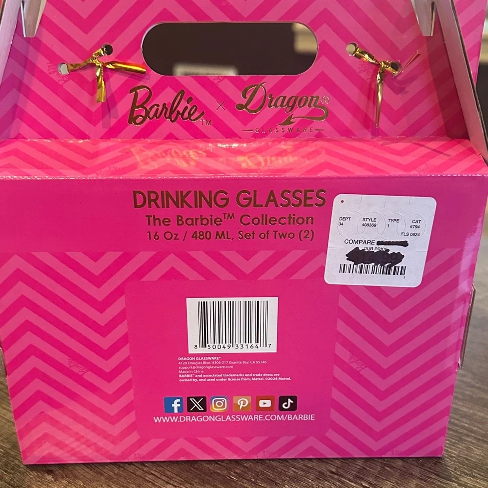Barbie Glass Timber and Cupcake decorating set.
